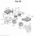 Fig. 27 - Vacuum cleaner with motor assembly