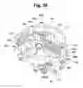 Fig. 34 - Vacuum cleaner with motor assembly