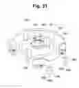 Fig. 35 - Vacuum cleaner with motor assembly