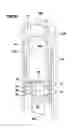 Fig. 16 - Vertebral column-stabilizing system and surgical fastening element for a vertebral column-stabilizing system