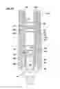 Fig. 22 - Vertebral column-stabilizing system and surgical fastening element for a vertebral column-stabilizing system