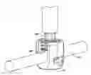 Fig. 01 - Tether clamp and implantation system