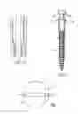 Fig. 08 - COMPONENTS FOR  PERMANENT REMOVABLE AND ADJUSTABLE DENTURES AND BRIDGES