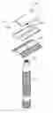 Fig. 01 - DOUBLE EDGE SAFETY RAZOR WITH RAZOR BLADE ALIGNMENT