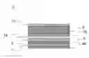 Fig. 01 - PLANAR COMPOSITE HAVING LAYERS OF PLASTIC FROM PLASTICS WITH DIFFERENT DAMPING PROPERTIES, HAVING A LAYER COMPRISING LLDPE