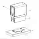 Fig. 01 - Mounting device for a stamp plate