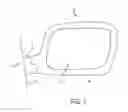 Fig. 02 - Exterior mirror assembly with actuator