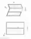 Fig. 33 - Modular wall system with variable trim