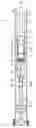 Fig. 01 - Bottom discharge electric submersible pump system and method