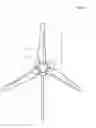 Fig. 08 - MULTIPLE AIRFOIL WIND TURBINE BLADE ASSEMBLY