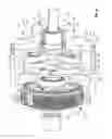 Fig. 11 - Displacement type rotary machine with controlling gears