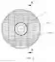 Fig. 03 - METHOD AND APPARATUS FOR A FAN GRILL AND A FAN PRODUCING A MULTI-DIRECTIONAL AIR CURRENT
