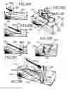 Fig. 23 - Connector system for rapid assembly and disassembly of panels and other members