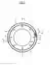 Fig. 02 - Rolling bearing with means for angularly adjusting of the inner ring relative to the outer ring