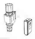 Fig. 01 - Recharging Flashlight Holster