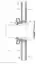 Fig. 03 - Multiple ventilated rails for sealing of combustor heat shields