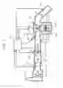 Fig. 02 - Thermal flow meter with an asymmetrical inflow-side of circuit package