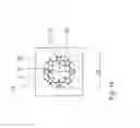 Fig. 09 - Test object for measuring the point spread function of an optical system