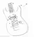 Fig. 01 - Electric guitar system for quick changes