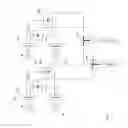 Fig. 06 - Independent azimuth patterns for shared aperture array antenna