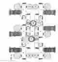 Fig. 13 - Self-Sustaining System of Extensible Acoustically-Driven Mechanically-Coupled Tuned-Closed-Column-Resonator-Tuned-Helmholtz-Resonator-Passive-Radiator-Electromagnetic-Induction-Circuit Vibrational and Acoustic Piezoelectric Resonators that Generate Electricity