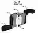 Fig. 03 - Traveling wave linear accelerator with RF power flow outside of accelerating cavities