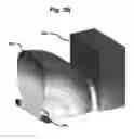Fig. 06 - Traveling wave linear accelerator with RF power flow outside of accelerating cavities