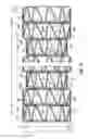 Fig. 14 - Pocketed spring assembly comprising strings of springs of different heights and enhanced ventilation