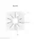 Fig. 09 - Wheel spider with assembled spoke elements and connection of wheel spider to rim well