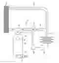 Fig. 01 - Compressor aftercooler bypass with integral water separator