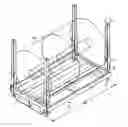 Fig. 01 - PALLET HAVING ADJUSTABLE POSTS