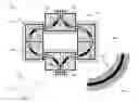 Fig. 01 - Silicon waveguide structure with arbitrary geometry on bulk silicon substrate, related systems and program products