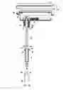 Fig. 13 - Chair seat to base mounting assembly