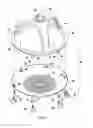 Fig. 24 - Chair seat to base mounting assembly