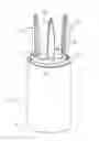 Fig. 01 - Device for holding kitchen utensils, especially knives