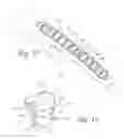Fig. 08 - Periprosthetic plating system including plate with system for retaining tension on a cable