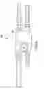 Fig. 04 - Automatic switching device for a breathing apparatus with an alarm-relief function and automatic reset