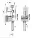 Fig. 14 - Automatic switching device for a breathing apparatus with an alarm-relief function and automatic reset