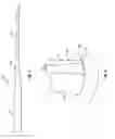 Fig. 02 - Removable, rotatable grip element for a ball bat or other sporting-good implement