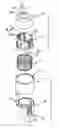 Fig. 01 - Retractable covering element and product packaging and application assembly equipped with such a system