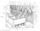 Fig. 01 - Process and device for direct fabrication of a part on a structure