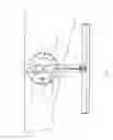 Fig. 06 - Trim stabilizer device having adjustable foil for speed boats