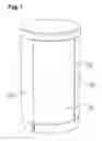 Fig. 02 - Dual Door Trash Container