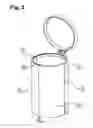 Fig. 03 - Dual Door Trash Container