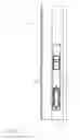 Fig. 08 - Recessed lock actuating device for sliding doors