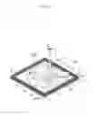 Fig. 06 - Illumination light source having fastener fastening a pedestal and cover together with a mounting substrate interposed therebetween and light emitting elements surround the cover, the entirety of which is spaced in a horizontal direction from the light emitting elements