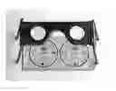 Fig. 01 - SIMPLE STEREOSCOPE FOR ALLOWING SIDE-BY-SIDE IMAGE TO BE SEEN AS THREE-DIMENSIONAL IMAGE