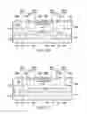 Fig. 14 - Positive strike SCR, negative strike SCR, and a bidirectional ESD structure that utilizes the positive strike SCR and the negative strike SCR