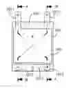 Fig. 01 - Electricity charging/discharging device with insulation package enclose member having electrode plate pair with multiple-sided electric conductive terminals