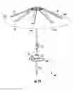 Fig. 03 - High capacity solar charging umbrella
